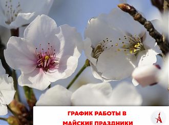 График работы медицинского центра «Асклепий» на майские праздники